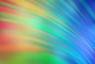 Açık mavi, sarı vektör renkli bulanık arkaplan. Görüntü stili ve gradyanı olan yeni renkli çizimler. İşiniz için yeni tasarım.