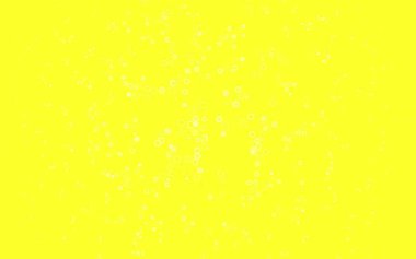 Açık yeşil, diskli sarı vektör dokusu. Doğa tarzında bulanık halkaları olan güzel renkli çizimler. Fütürist reklamlar ve kitapçıklar için şablon.