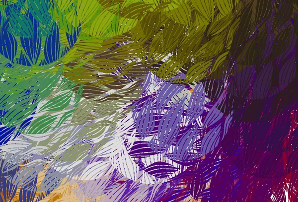 Fond Vectoriel Multicolore Clair Avec Des Formes Abstraites Illustration Avec — Image vectorielle