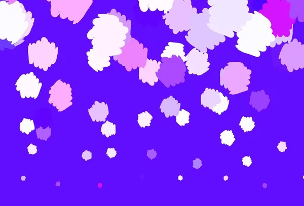 Violet Clair Motif Vectoriel Rose Avec Des Formes Aléatoires Illustration — Image vectorielle