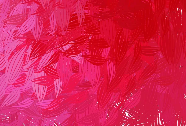 Hellrosa Roter Vektorhintergrund Mit Memphis Formen Einfache Farbenfrohe Illustration Mit — Stockvektor