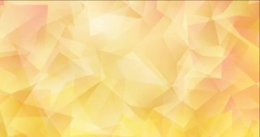 4K çokgen şekilli açık sarı video döngüsü.