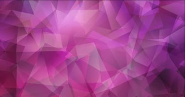4K açık mor, pembe çokgen video örneği.