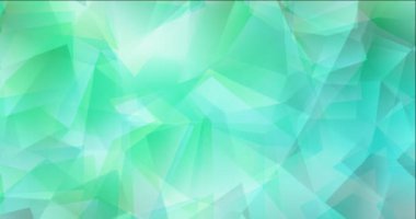 4K çokgen şekilli açık yeşil video döngüsü.