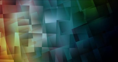 4K eşkenar dörtgenli koyu mavi, sarı video görüntüsü.