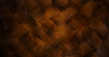 4K eşkenar dörtgenli koyu kahverengi soyut animasyon.