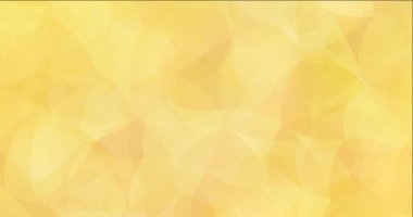 Soyut şekilli açık sarı animasyon 4K döngüsü.