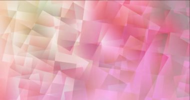 4K açık pembe, eşkenar dörtgenli sarı video görüntüsü.