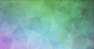 Açık pembe 4K döngüsü, soyut şekilli yeşil animasyon.