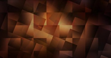4K eşkenar dörtgenli koyu kahverengi soyut animasyon.