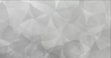 Soyut şekillerle açık gri animasyon 4K döngüsü.