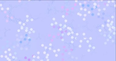 Yapay zeka yapısına sahip koyu pembe mavi video 4K döngüsü.