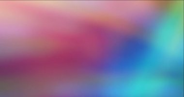 4K döngü açık mavi, sarı soyut hareket eden slayt gösterisi.