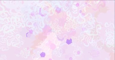 Soyut şekillerle koyu mor akış videosu 4K döngüsü.