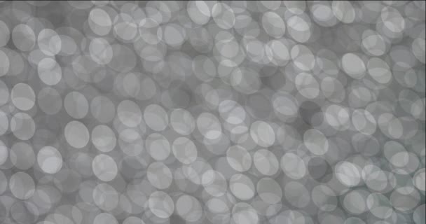 Animation abstraite gris clair 4K avec des points. — Video