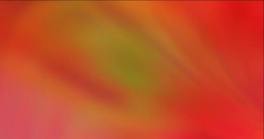 4K döngü açık kırmızı, sarı bulanık video.