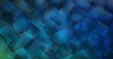 4K döngü koyu mavi, çizgileri ve dikdörtgenleri olan yeşil video.
