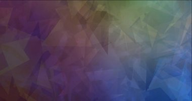 4K döngüsü koyu mavi, sarı çokgen soyut animasyon.