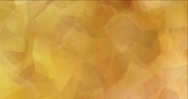 Açık turuncu renkli, çokgen şekilli 4K döngüsü.