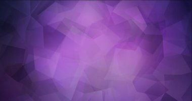 4K koyu mor çokgen soyut animasyon döngüsü.