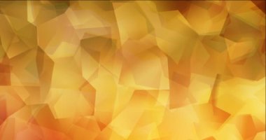 Açık turuncu çokgen video örneği 4K döngüsü.
