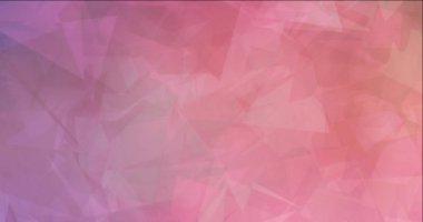 4K açık pembe, sarı çokgen video görüntüleri.