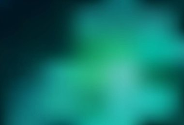 Açık yeşil vektör soyut parlak şablonu bulanıklaştırdı. Gradyan tasarımlı, soyut, ışıltılı çizimler. Tasarımının yeni yolu.