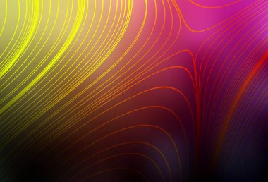 Koyu pembe, sarı vektör soyut parlak desen. Görüntü stili ve gradyanı olan yeni renkli çizimler. Web siteniz için bulanık tasarım.