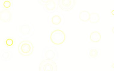 Küreli hafif turuncu vektör deseni. Bulanık dekoratif tasarım baloncuklu soyut tarzda. Reklamlar, broşürler için desen.