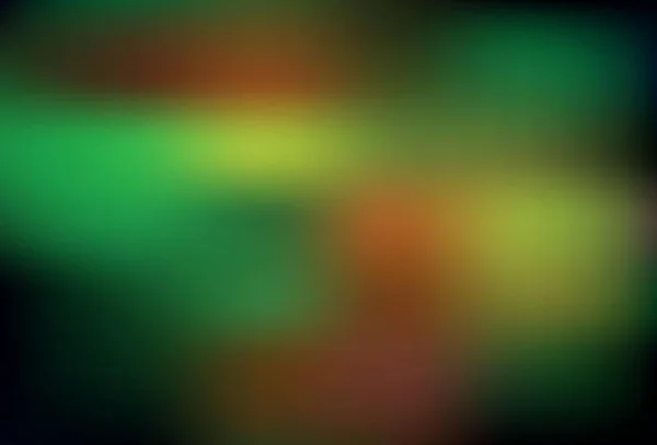 Темно Зеленый Желтый Вектор Размыт Красочная Иллюстрация Абстрактном Стиле Градиентом — стоковый вектор