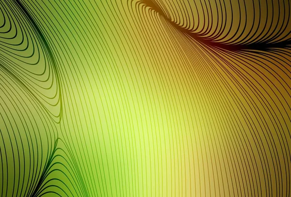 Vert Clair Motif Vectoriel Rouge Avec Lignes Courbes Une Toute — Image vectorielle