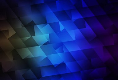 Koyu mavi, dikdörtgenli yeşil vektör arkaplan. Renkli dikdörtgenlerle modern soyut çizimler. İniş sayfası için modern şablon.