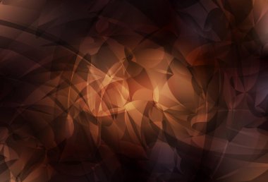 Kaotik şekilli koyu kahverengi vektör şablonu. Soyut gradyan şekilli basit renkli çizimler. Bir cep telefonu için arka plan.