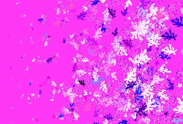 Hellrosa Vektorhintergrund Mit Abstrakten Formen Einfache Farbenfrohe Illustration Mit Abstrakten — Stockvektor