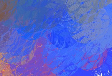 Rastgele biçimlerde ışık çok renkli vektör deseni. Renkli rastgele şekillerle modern soyut illüstrasyon. Kartvizitiniz için modern tasarım.