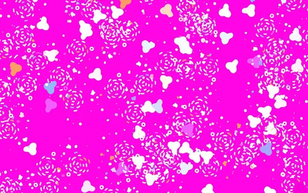 Açık mavi, soyut şekilli kırmızı vektör dokusu. Soyut tarzda rengarenk gradyan şekilleri olan bir resim. Web siteniz için basit tasarım.