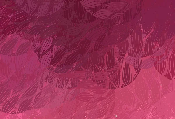 Modello Vettoriale Rosa Chiaro Con Forme Caotiche Semplice Illustrazione Colorata — Vettoriale Stock