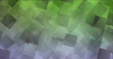 4K döngü açık pembe, kare biçiminde yeşil animasyon.