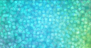 4K döngü açık mavi, çizgileri ve dikdörtgenleri olan yeşil video.