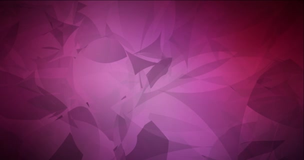 4К петля темно-розовый образец видео с абстрактными формами. — стоковое видео
