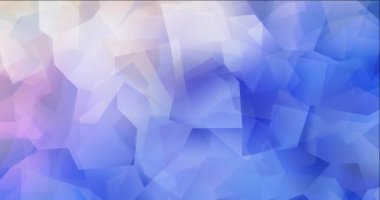 4K açık pembe, çokgen şekilli mavi video.