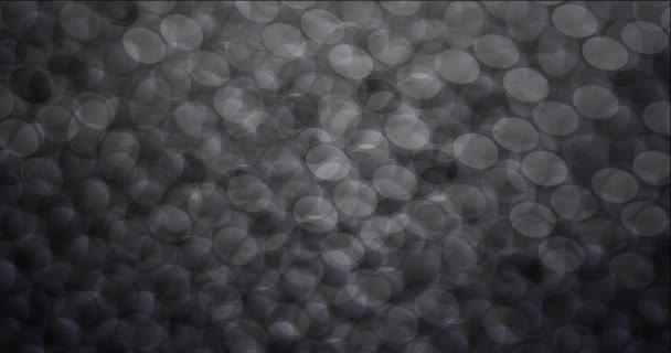 Vidéo fluide gris foncé en boucle 4K avec bulles. — Video