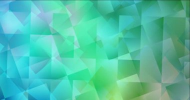 4K döngü açık mavi, dikdörtgen biçiminde yeşil video örneği.