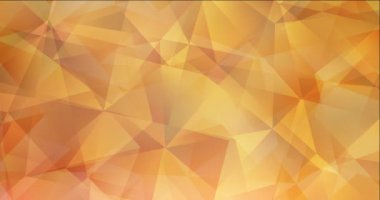 4K açık turuncu çokgen akış videosu.