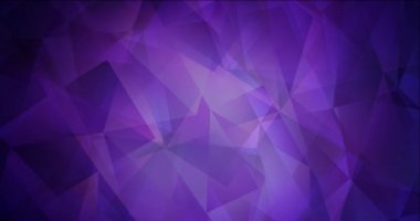4K koyu mor çokgen video örneği döngüsü.