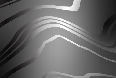 Açık gri çizgili vektör dokusu. Soyut tarzda gradyan çizgilerle akıllı illüstrasyon. İş tasarımınız için şablon.