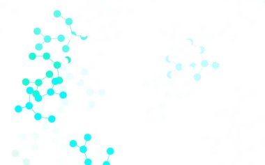 Yapay zeka kavramına sahip açık yeşil vektör dokusu. Yapay zeka bağlantılarıyla basit bir şekilde renkli tasarım. Siber yeniliklerin tasviri için tasarım.