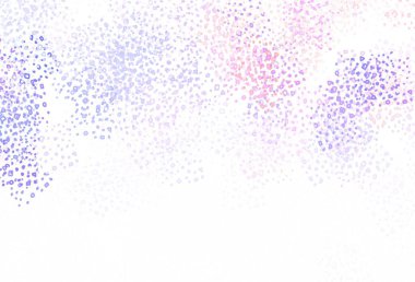 Açık mavi, soyut şekilli kırmızı vektör dokusu. Renkli rastgele şekillerle modern soyut illüstrasyon. Bir cep telefonu için arka plan.