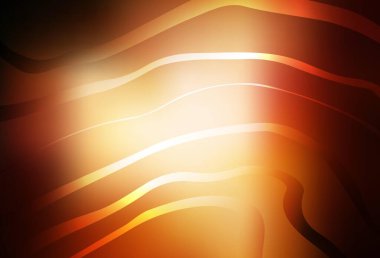 Koyu turuncu vektör arkaplanı ve ince çizgileri var. Soyut tarzda gradyan çizgilerle akıllı illüstrasyon. Cep telefonu ekranları için arkaplan.