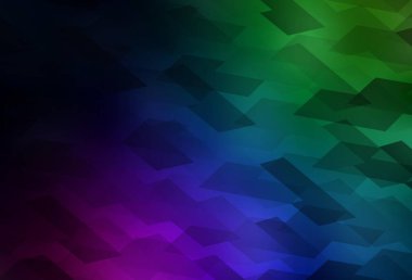 Çokgen biçiminde koyu renkli vektör arkaplanı. Dikdörtgen şekilli soyut çizimler. Reklamlar için desen.